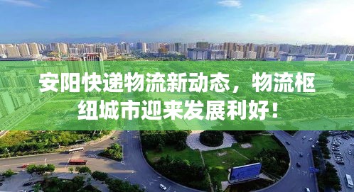 安阳快递物流新动态，物流枢纽城市迎来发展利好！